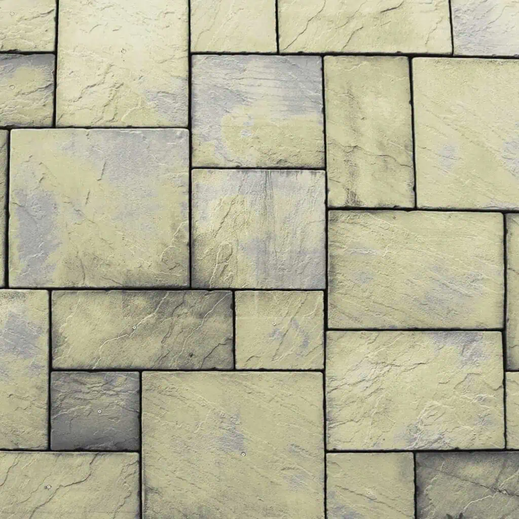 Barford Patio Kit Weathered Buff 7.61m2