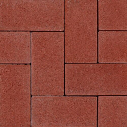 50mm Barley Paver Red