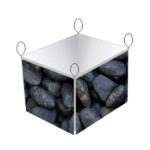BLACK Pebbles BULK BAG