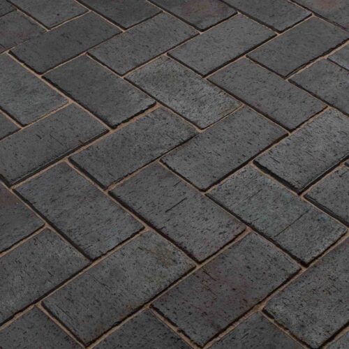 62mm Clay Paver Blue Chamfered