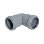 grey waste knuckle pipe 90 degrees