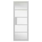JBK Metro White Clear Glass 1