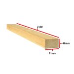 PLANED SMOOTH TIMBER 71MM 46 2.4