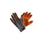 Grip work gloves for secure handling and improved control