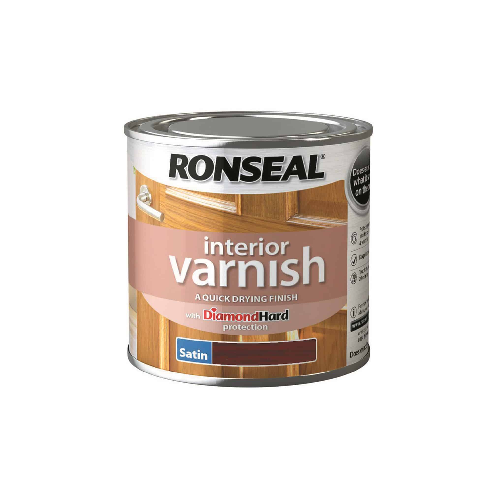 Ronseal Interior Wood Varnish Satin 750ml