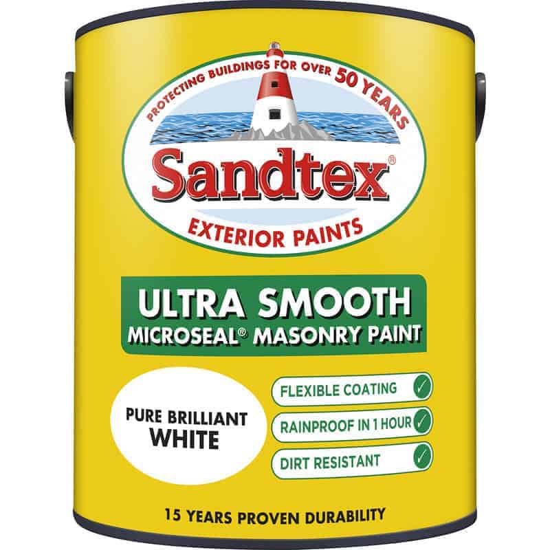 Sandtex Exterior Brilliant WHITE 1