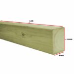 Tanalised Treated TIMBER 150MM 47 6