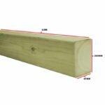 Tanalised Treated TIMBER 200MM 47 4.8