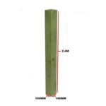 WOODEN POST 100 100 2.4 GREEN
