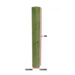 WOODEN POST 100 100 3 GREEN