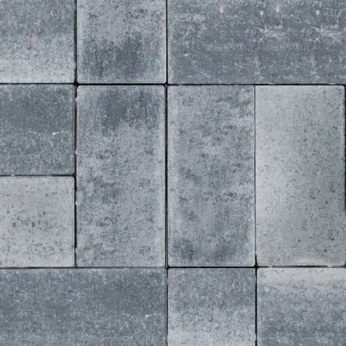 50mm Barley Paver Silver Grey