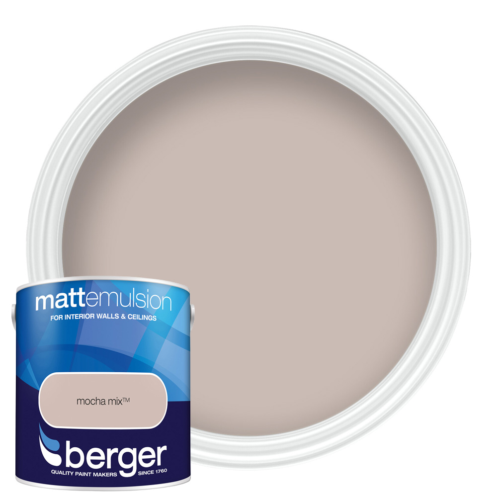 Berger Matt Emulsion Mocha Mix 2.5L - Image 2