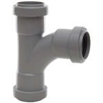Grey waste tee pipe