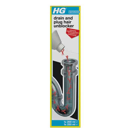 Hg Drain And Plug Hair Unblocker