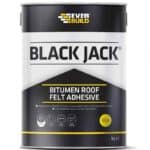Everbuild Black Jack Bitumen Roofing Felt Adhesive 5L