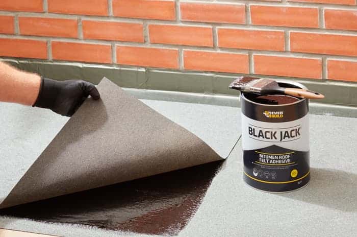 Everbuild Black Jack Bitumen Roofing Felt Adhesive 5L