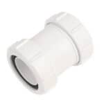White Waste Compression Coupler