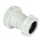 White Waste Compression Reducer 40 32mm