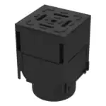 Aco Hexdrain Brickslot Corner Unit With Plastic Grid