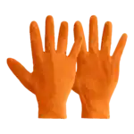 Mercator Ideall Grip Nitrile Gloves Orange