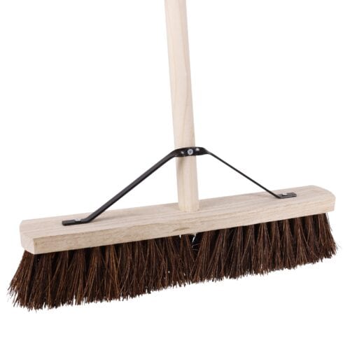 Bassine Hard Bristle Broom 18 Inch