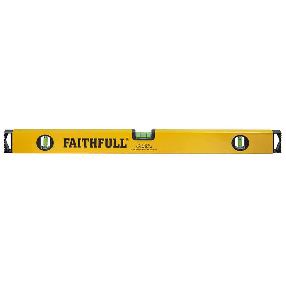 Faithful Tools Box Level 3 Vial 1200mm Spirit Level