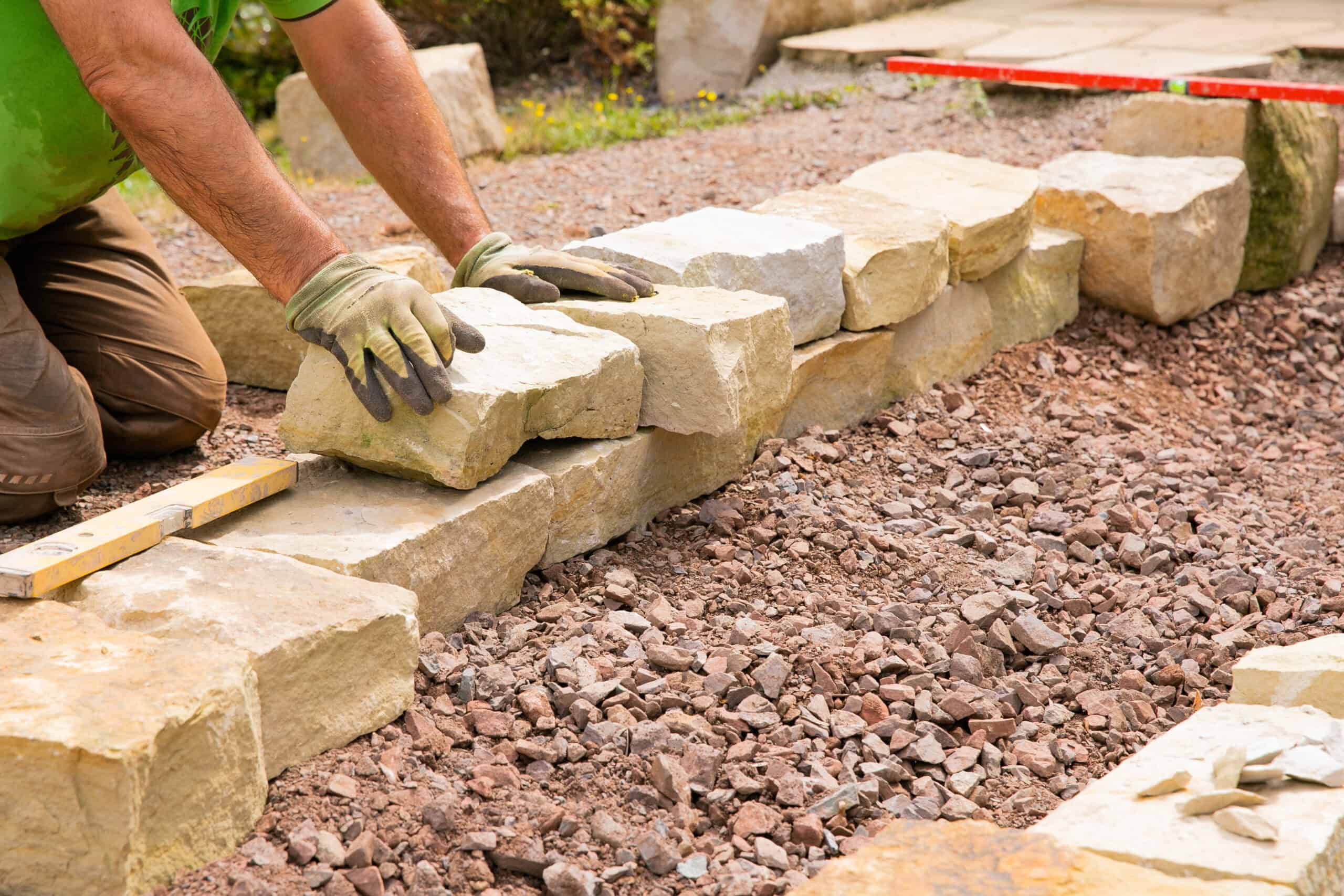 how to build stone garden wall scaled