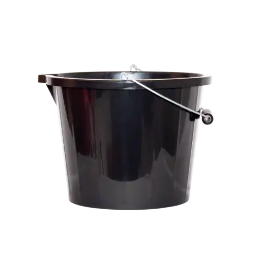 Red Gorilla Standard 3 Gallon Bucket - Black