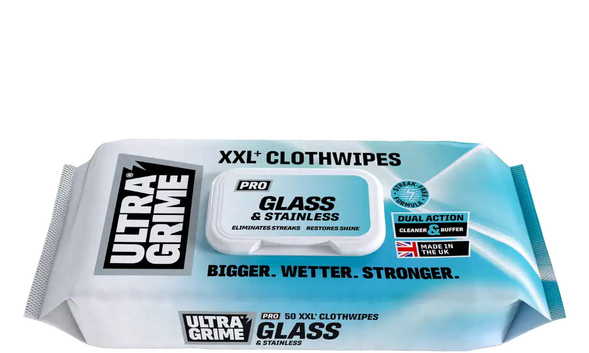 Ultra Grime Glass & Stainless Steel Cleaning Wipes 50 Pack